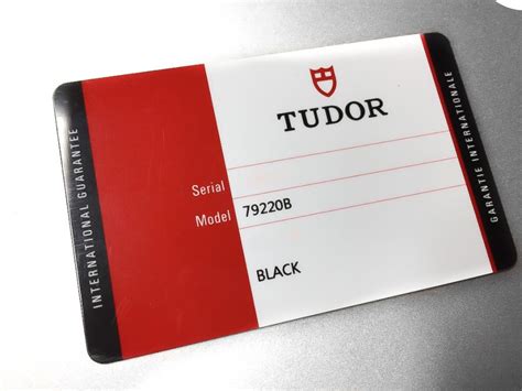 tudor warranty card|tudor warranty check.